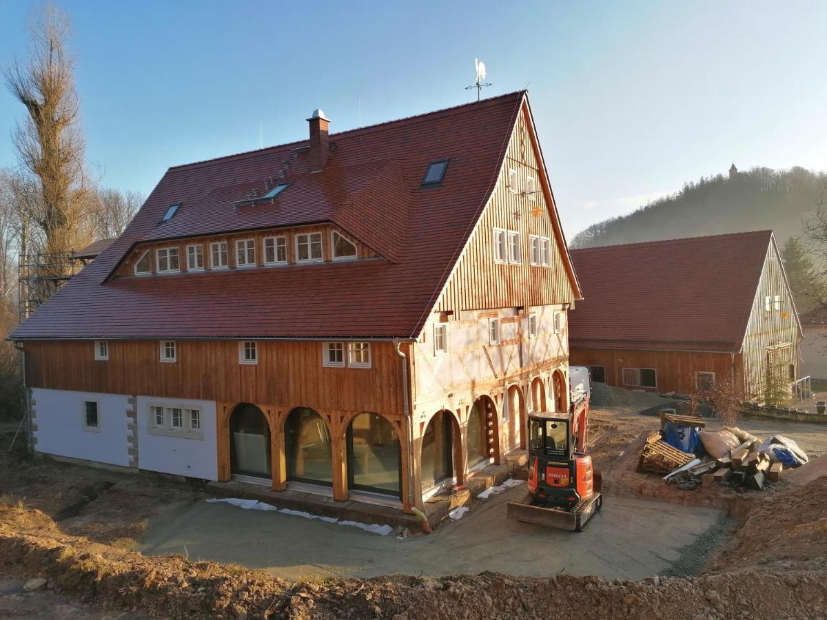 Pferdehof Am Burgsberg, Ferienzimmer, Monteurzimmer Seifhennersdorf Eksteriør bilde